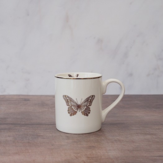 Mikasa Durable Porcelain Butterly Mug