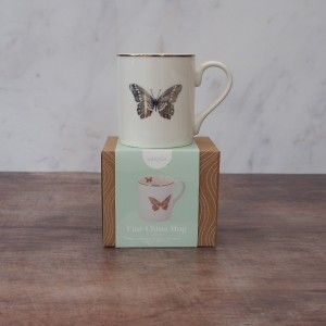 Mikasa Durable Porcelain Butterly Mug