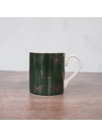 Mikasa Butterflies Porcelain Green Mug 