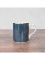 Mikasa Blue Bees Straight Porcelain Mug