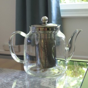 Modern Self-Straining Tea Kettle Set (2L & 1L)