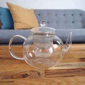 1.1L Modern Glass Loose Leaf Teapot with 2 infusers 1.1L Modern Glass Loose Leaf Teapot with 2 infusers