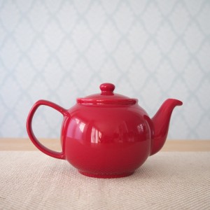 1100l Fine Stoneware Vibrant Red Teapot 1100l Fine Stoneware Vibrant Red Teapot