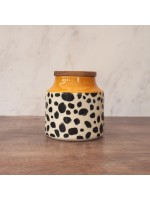 Mikasa Cheetah Sugar Coffee Tea Jar Storage Jar 