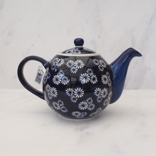 900ml London Pottery Small Daisies Teapot For Loose Leaf Tea And Teabags