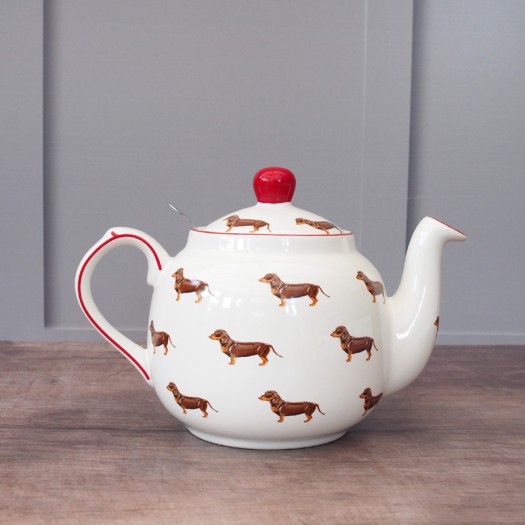 4 Cup London Pottery Farmhouse Dog Teapot With Infuser