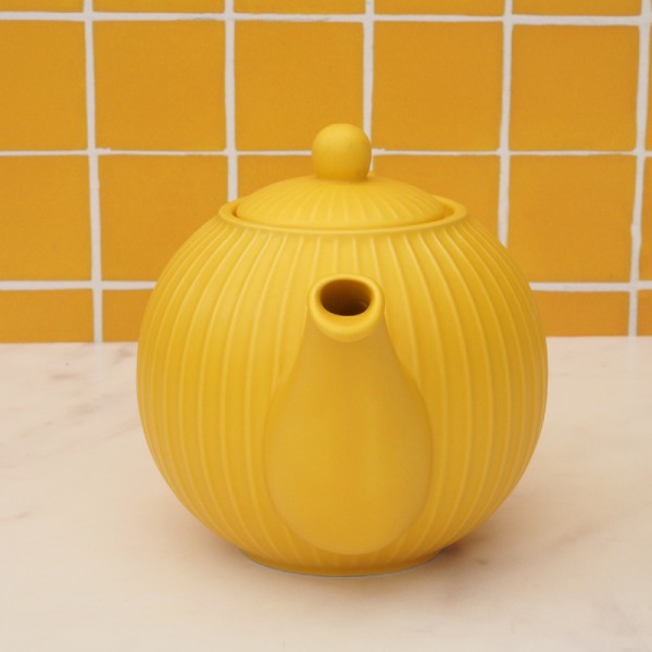 900ml London Pottery Yellow Textured Teapot
