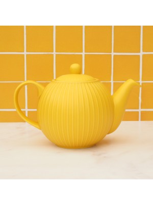 900ml London Pottery Yellow Textured Teapot
