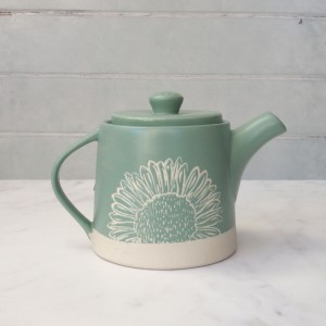 3 Cup Artisan Flower Fine China Teapot  3 Cup Artisan Flower Fine China Teapot