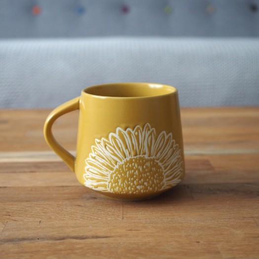 Artisan Flower Fine Stoneware Mug