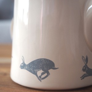 3 Cup Artisan Hare Stoneware Teapot For Loose Leaf Tea 3 Cup Artisan Hare Stoneware Teapot For Loose Leaf Tea