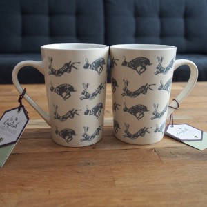 Fine China Artisan Hare Latte Mug Tea Mug  Fine China Artisan Hare Latte Mug Tea Mug