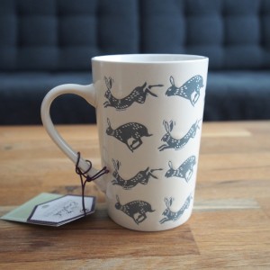 Fine China Artisan Hare Latte Mug Tea Mug  Fine China Artisan Hare Latte Mug Tea Mug