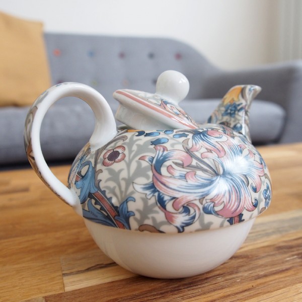 Golden Lily Fine China Teapot For One