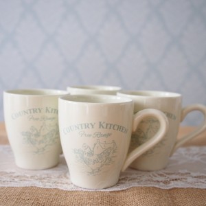 Country Kitchen Set Of 4 Mugs Country Kitchen Set Of 4 Mugs