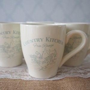 Country Kitchen Set Of 4 Mugs Country Kitchen Set Of 4 Mugs