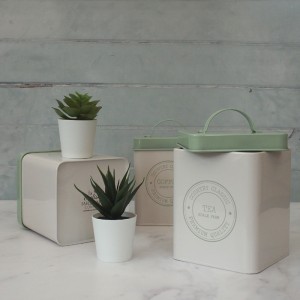 Sugar Tea And Coffee Storage Tins Set Of Three