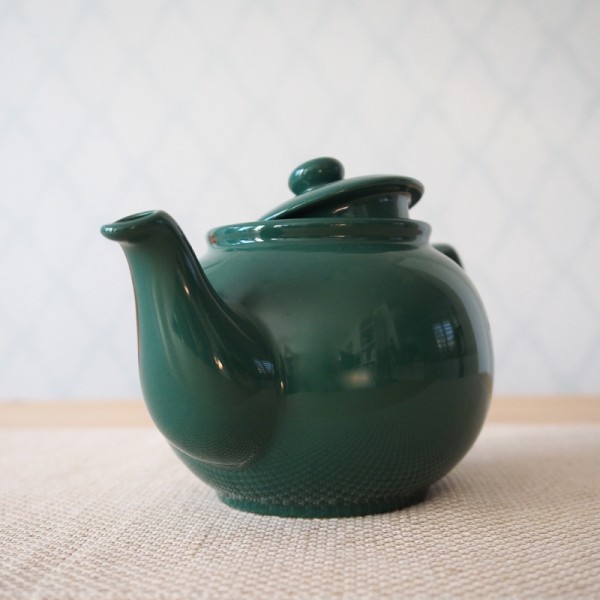 1100l Glossy Emerald Teapot For Loose Leaf Teas