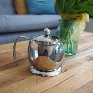 650ml Stylish Glass Teapot With Infuser 650ml Stylish Glass Teapot With Infuser