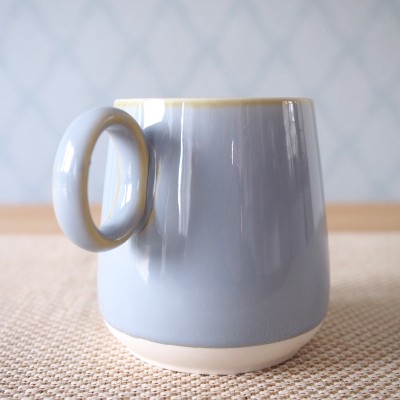 400ml Pale BLue Porcelain Mug