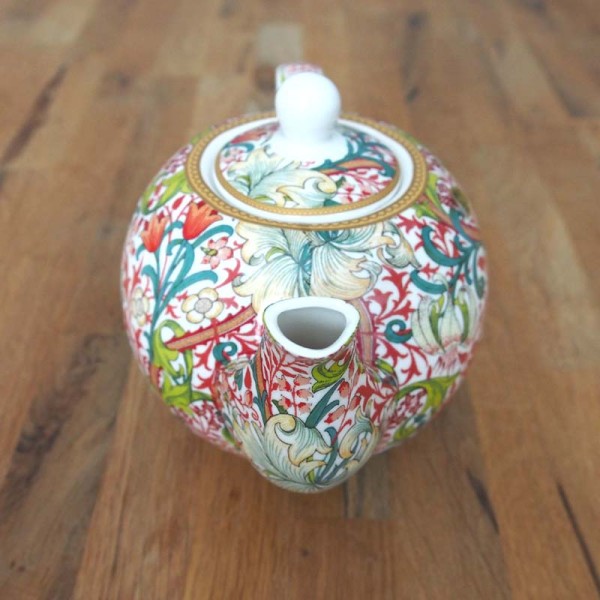 1l Golden Lily Fine China Stoneware Teapot 
