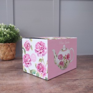1L Rose Garden Ceramic Teapot With Floral Pattern 1L Rose Garden Ceramic Teapot With Floral Pattern